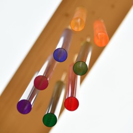 Bunte Glasröhren