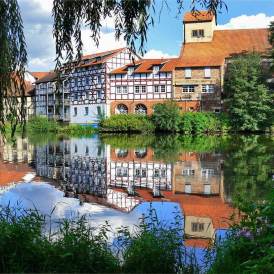 Volker Siesenop_Die Fulda in Melsungen