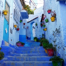 Blaue-Treppe-von-Chefchauoen_Rudolf Müller