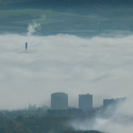 "Nebelauflösung über Kassel."  Volker Siesenop  04